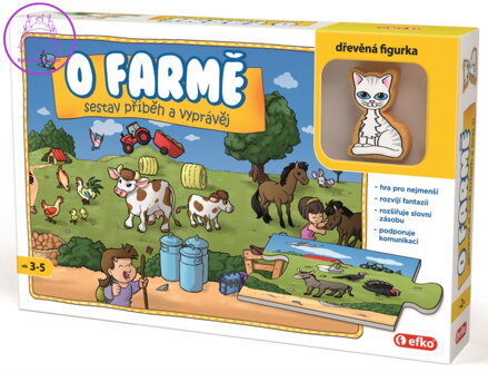 EFKO Vyprávěcí puzzle O farmě 9 dílků