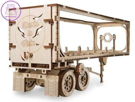 UGEARS 3D puzzle Přívěs pro Heavy Boy kamion VM-03 138 dílků