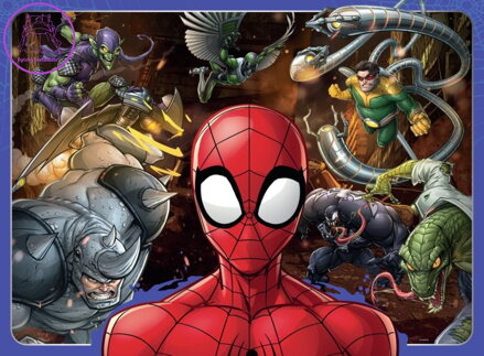 RAVENSBURGER Puzzle Nebojácný Spiderman XXL 100 dílků