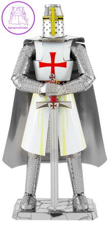 METAL EARTH 3D puzzle Brnění - Templářský rytíř (ICONX)