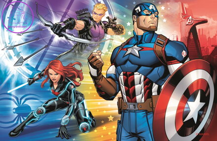 TREFL Puzzle Avengers: Kapitán Amerika 54 dílků