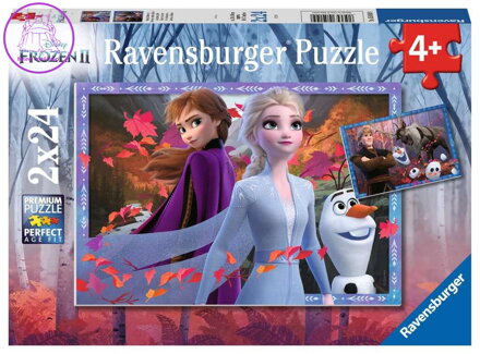 RAVENSBURGER Puzzle Ledové království 2, 2x24 dílků
