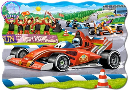 CASTORLAND Puzzle Závodní formule 30 dílků