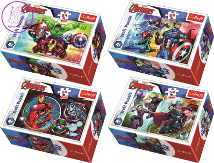 TREFL Displej Puzzle Avengers 54 dílků (40 ks)