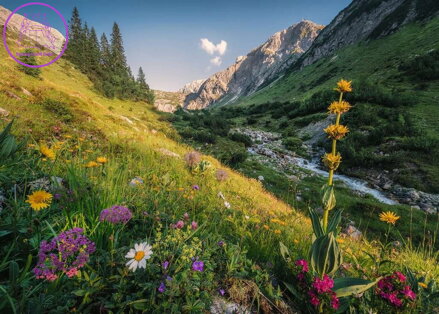 RAVENSBURGER Puzzle Magické úbočí 1000 dílků