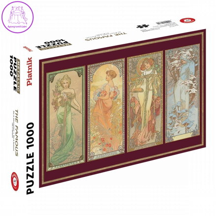 PIATNIK Metalické puzzle Čtvero ročních období 1000 dílků