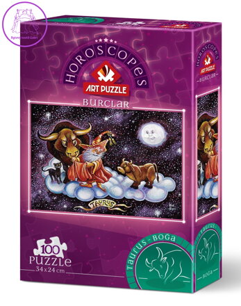 ART PUZZLE Puzzle Znamení zvěrokruhu: Býk 100 dílků