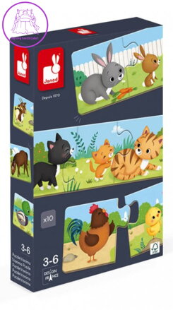 JANOD Puzzle Trionimo 10x3 dílky