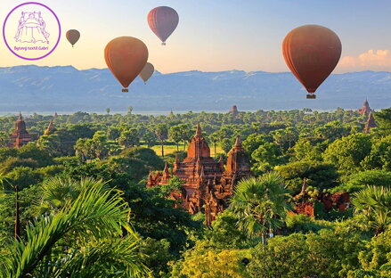 SCHMIDT Puzzle Horkovzdušné balóny nad Mandalay 1000 dílků