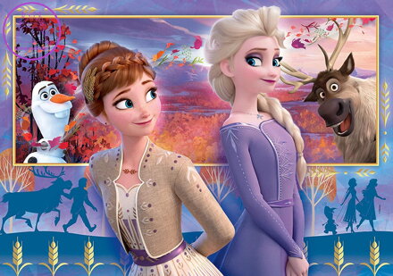 CLEMENTONI Puzzle Ledové království 2: Sestry 60 dílků