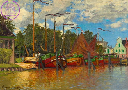 BLUEBIRD Puzzle Lodě v Zaandamu 1000 dílků