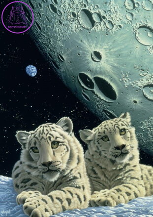 GRAFIKA Puzzle Doupě sněžných leopardů 2000 dílků