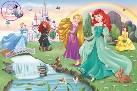 TREFL Puzzle Seznamte se s Disney princeznami 60 dílků