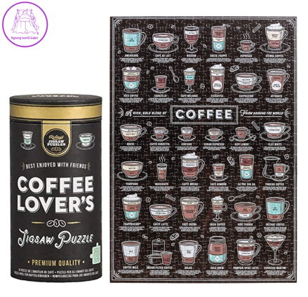 RIDLEY'S GAMES Puzzle Pro milovníky kávy 500 dílků