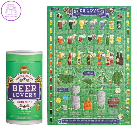 RIDLEY'S GAMES Puzzle Pro milovníky piva 500 dílků