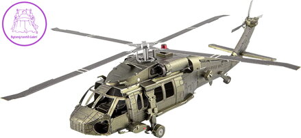 METAL EARTH 3D puzzle Vrtulník Black Hawk