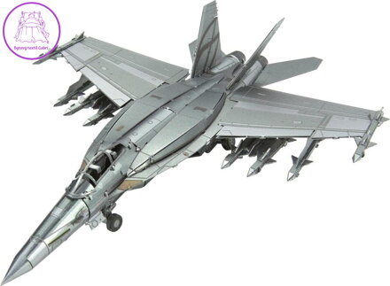 METAL EARTH 3D puzzle Stíhačka F,A-18 Super Hornet