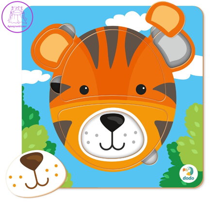 DODO Puzzle Tygr 5 dílků