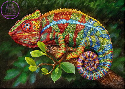 CHERRY PAZZI Puzzle Chameleon 1000 dílků