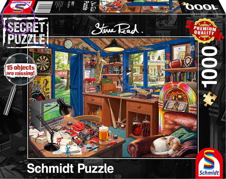 SCHMIDT Secret puzzle Tátova dílna 1000 dílků
