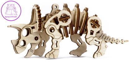 WOODEN CITY 3D puzzle Triceratops 40 dílů