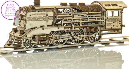 WOODEN CITY 3D puzzle Express s kolejemi 400 dílů