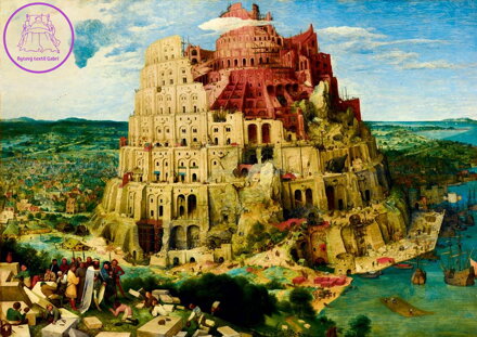 BLUEBIRD Puzzle Babylonská věž 2000 dílků