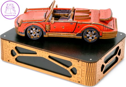 WOODEN CITY 3D puzzle Sportovní auto Limitovaná edice 194 dílů
