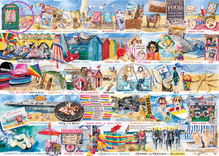 GIBSONS Puzzle Lehátka a oslíci 1000 dílků