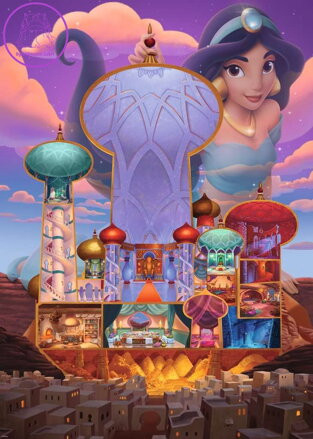 RAVENSBURGER Puzzle Disney Castle Collection: Jasmína 1000 dílků
