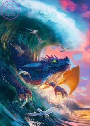 RAVENSBURGER Puzzle Dračí závod 1000 dílků