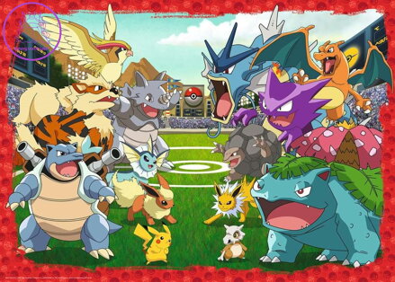 RAVENSBURGER Puzzle Pokémon: Poměr síly 1000 dílků