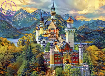 BLUEBIRD Puzzle Neuschwanstein 1000 dílků