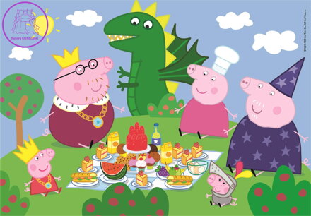 CLEMENTONI Puzzle Prasátko Pepina 60 dílků