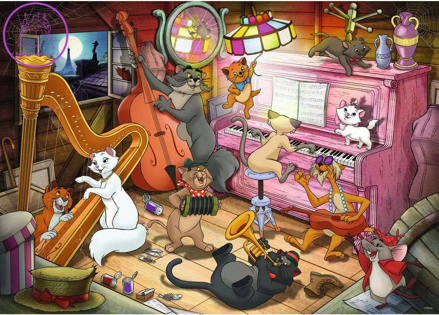 RAVENSBURGER Puzzle Disney: Aristokočky 1000 dílků