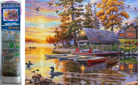Norimpex Diamantové malování Loděnice 30x40cm