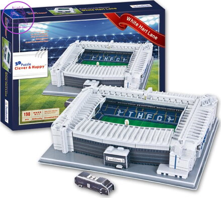 CLEVER&HAPPY 3D puzzle Stadion White Hart Lane - FC Tottenham Hotspur 198 dílků