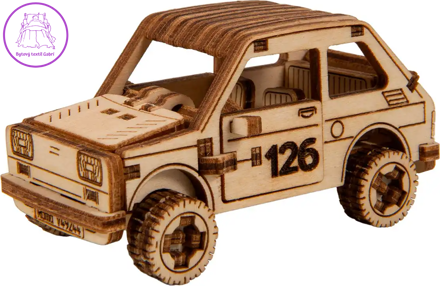 WOODEN CITY 3D puzzle Superfast Rally Car 3
