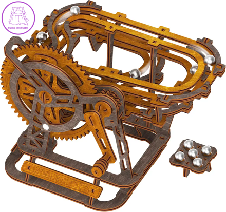 WOODEN CITY 3D dřevěné puzzle Kuličková dráha mini 147 dílků