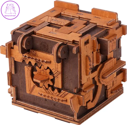 WOODEN CITY 3D dřevěné puzzle Escape room: Puzzle Box 149 dílků