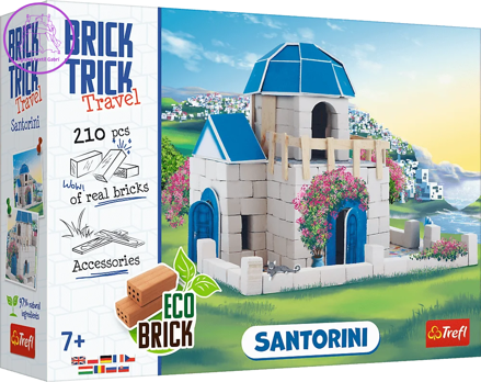 TREFL BRICK TRICK Travel: Santorini M 260 dílů