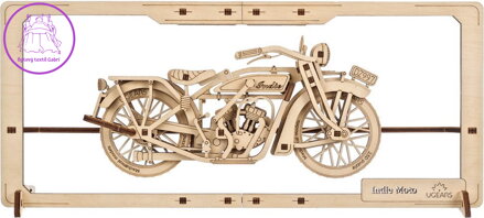 UGEARS 3D puzzle Indie Moto 2,5D 42 dílků