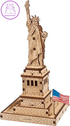 UGEARS 3D puzzle Socha Svobody 46 dílků