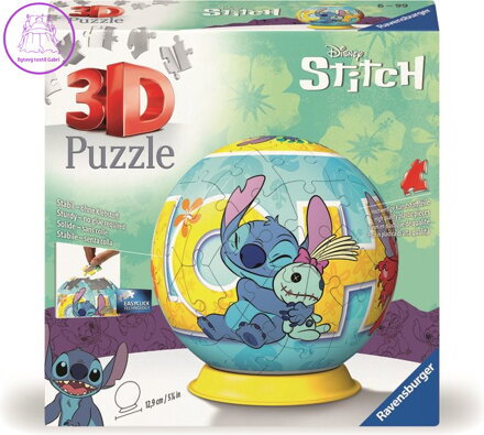 RAVENSBURGER 3D Puzzleball Disney: Stitch 72 dílků
