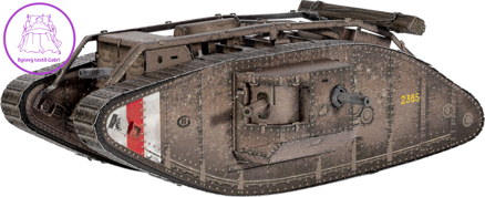 METAL EARTH 3D puzzle Britský tank Mark IV