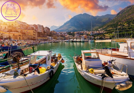 ALIPSON Puzzle Lodě v sicilském přístavu 1000 dílků