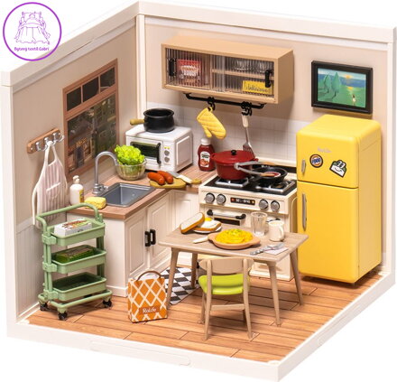 ROBOTIME Rolife DIY House: Kuchyň s LED osvětlením 152 dílků