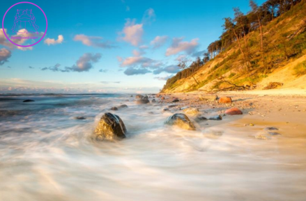 NORIMPEX Diamantové malování Skalnatá pláž 30x40cm