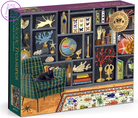 GALISON Metalické puzzle Eklektické poklady 1000 dílků