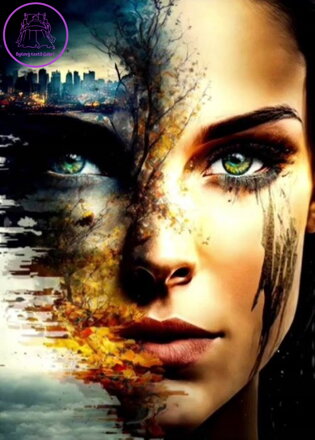 NORIMPEX Diamantové malování Tvář apokalypsy 30x40cm